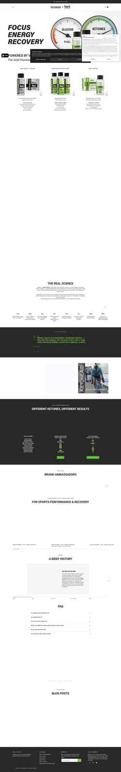 Screenshot ketoneaid.com