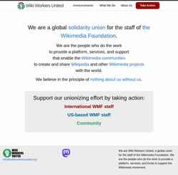 Screenshot wikiworkersunited.org