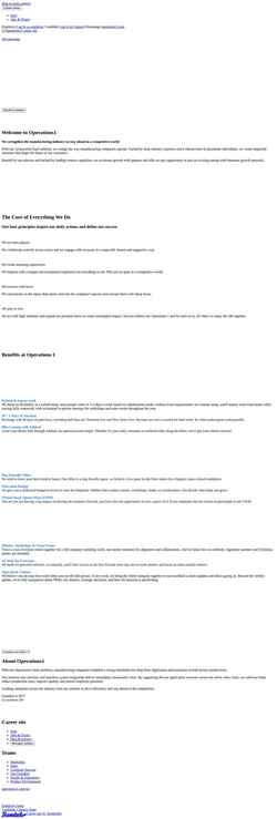 Снимак екрана career.operations1.com