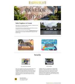 Screenshot harborbeach.org