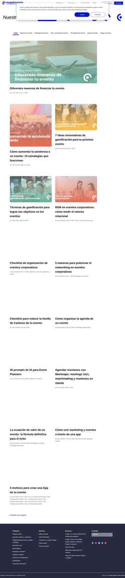 Captura de pantalla blog.meetmaps.com