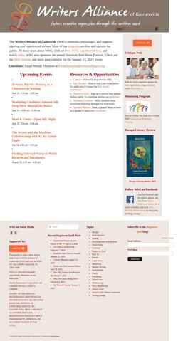 Captura de pantalla writersalliance.org