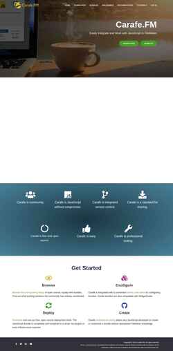 Screenshot carafe.fm