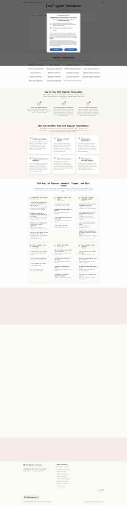 Screenshot oldenglishtranslator.app