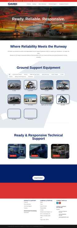 Screenshot globalgroundsupport.com