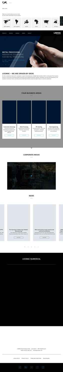 Screenshot www.lissmac.com