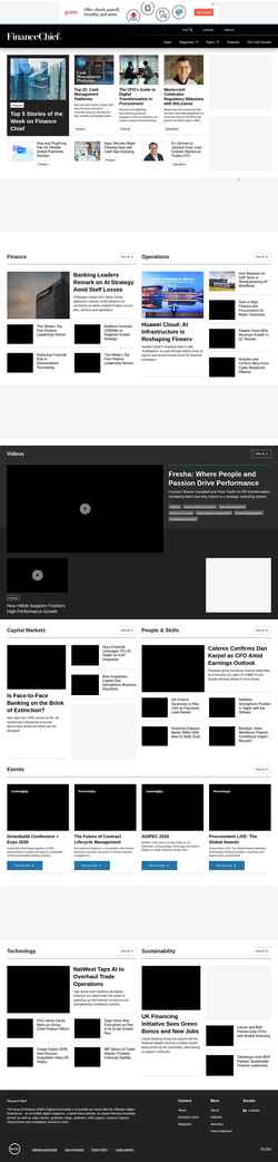 Screenshot financechief.com