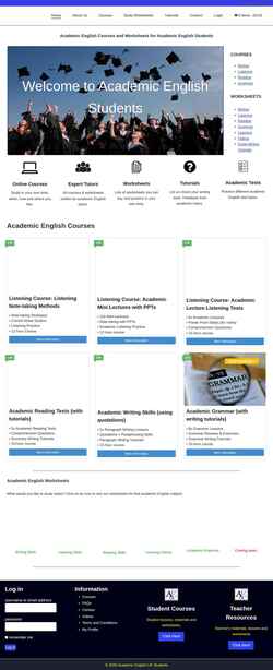 Screenshot academicenglishukstudents.com