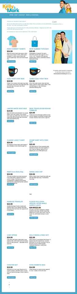 Screenshot liveshowstore.com