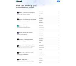 Posnetek zaslona support.vebto.com