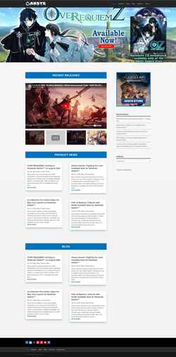 Skærmbillede www.aksysgames.com