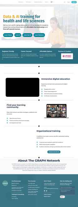 Screenshot thegraphcourses.org
