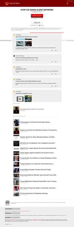 Screenshot stopice.net