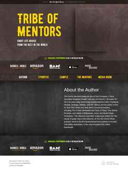 Screenshot tribeofmentors.com
