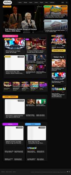 Schermata vegas411.com