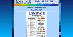 Screenshot www.lonsdalecommunitydays.com