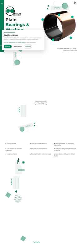 Screenshot himonbearings.com