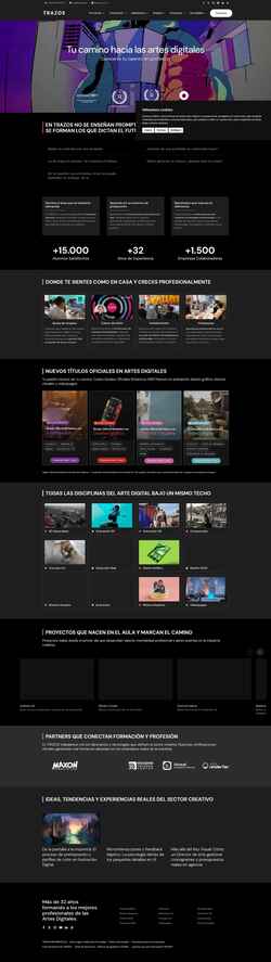 Screenshot trazos.net