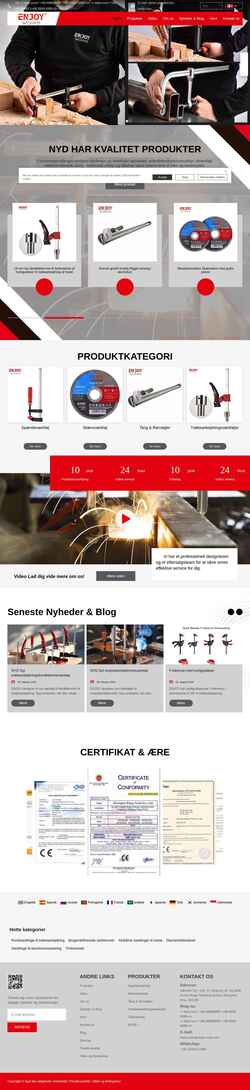 Screenshot danish.enjoy-tools.com