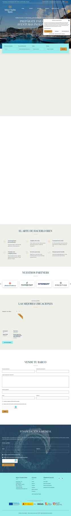 Screenshot selectyachts-spain.com