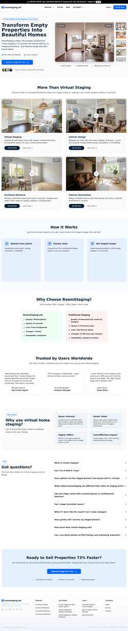 Screenshot roomstaging.net