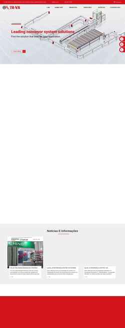 Skärmdump pt.yavaconveyors.com