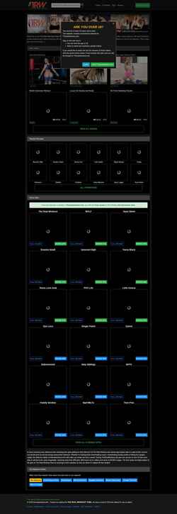 Screenshot www.therealworkout.info
