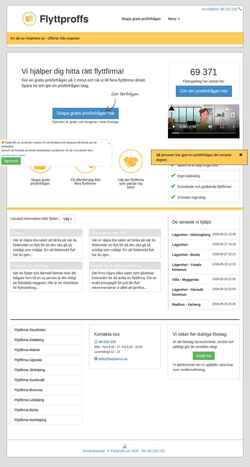 Screenshot flyttproffs.se