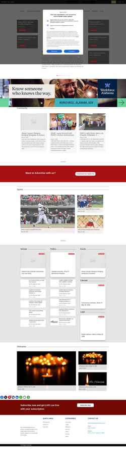 Screenshot opelikaobserver.com