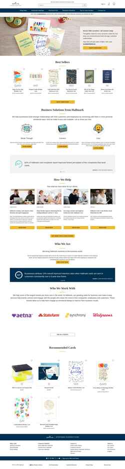 Screenshot www.hallmarkbusiness.com