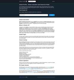 Skærmbillede steamprofile.com