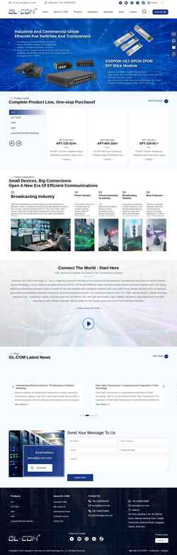 Screenshot www.gl-com.com