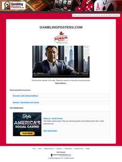Screenshot www.gamblingposters.com