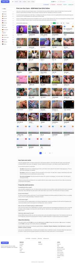 Screenshot cams.zone