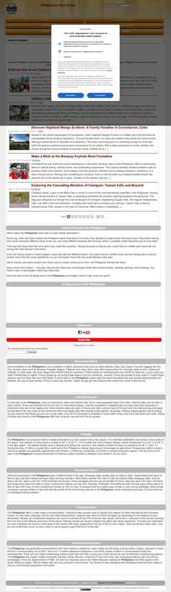 Screenshot www.phtourguide.com