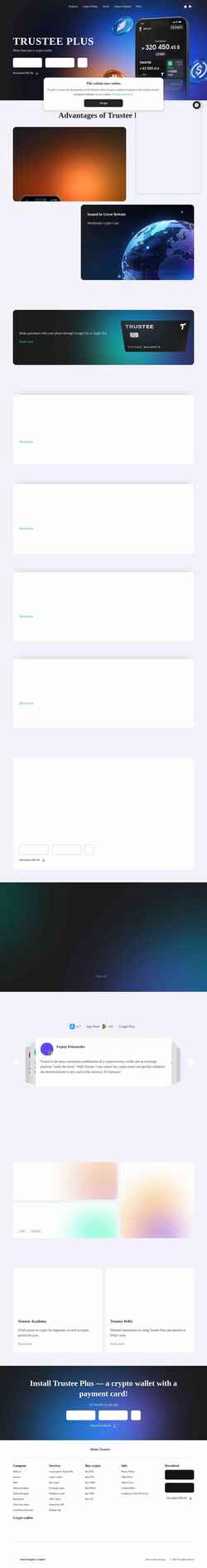 Screenshot trustee.io