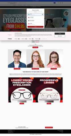 Captura de tela www.goggles4u.com