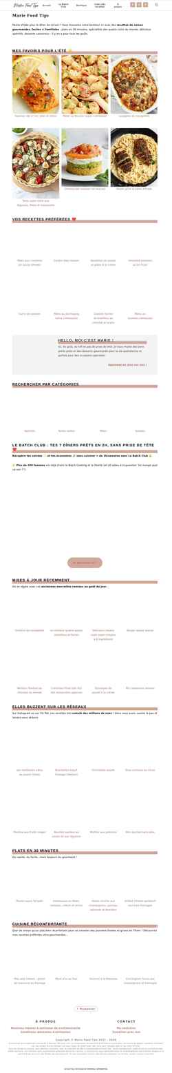 Ekraanipilt mariefoodtips.com