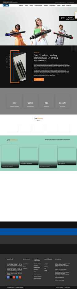 Schermata linclimited.com