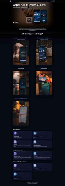 Screenshot getcape.app