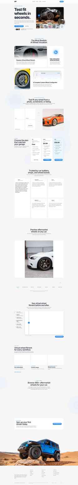 Captura de pantalla www.wheelblend.com