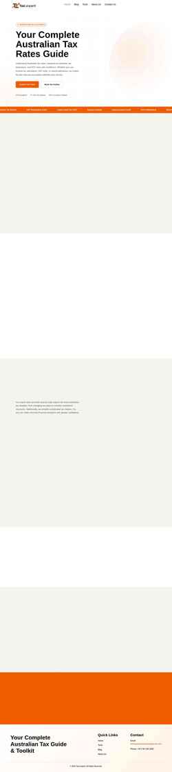 Captura de pantalla taxleopard.com.au
