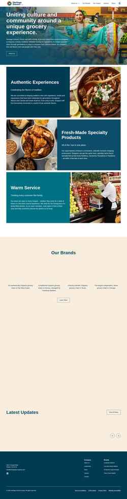 Screenshot www.heritagegrocersgroup.com