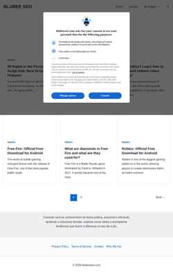 Screenshot blubeeseo.com