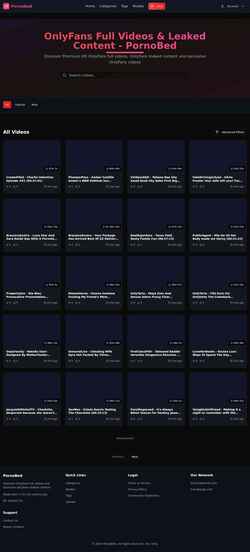 Screenshot pornobed.org