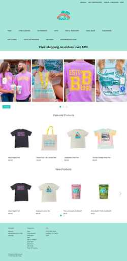 Screenshot buckssurfshop.com