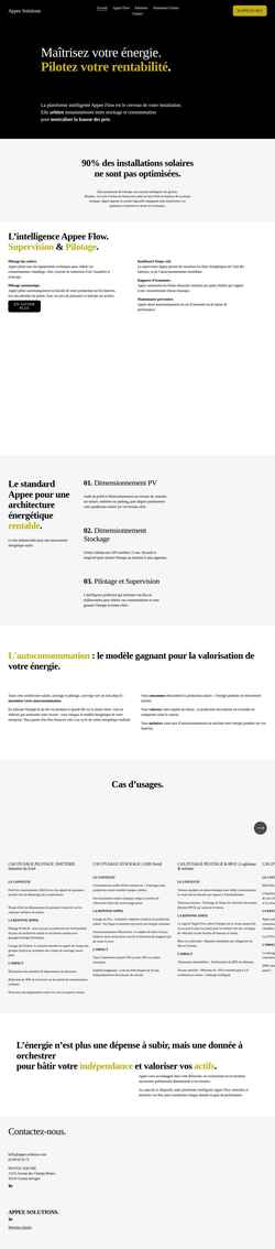 Snímek obrazovky www.appee.solutions