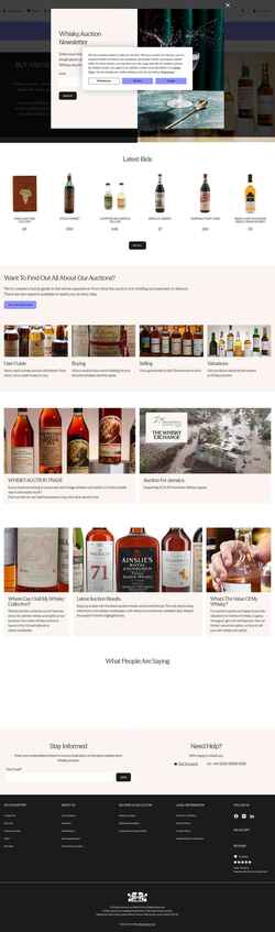 Екранна снимка whisky.auction