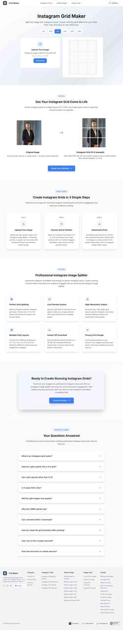 Screenshot gridmaker.org