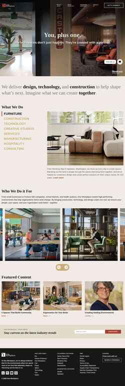 Screenshot www.oneworkplace.com